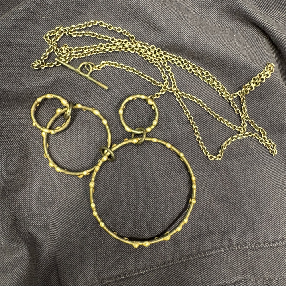 DeFeo necklace silver on steel Megan Auman - Picture 8 of 8